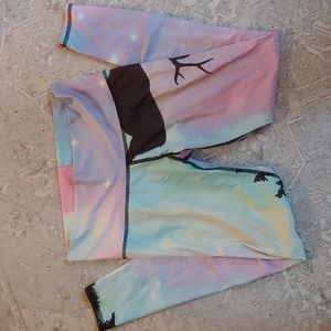 Teeki northern lights yoga leggings